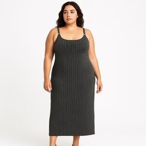 VTG Glam Silver  Metallic Maxi Dress Lined Body-con Formal Tagged SZ 13 Sparkle